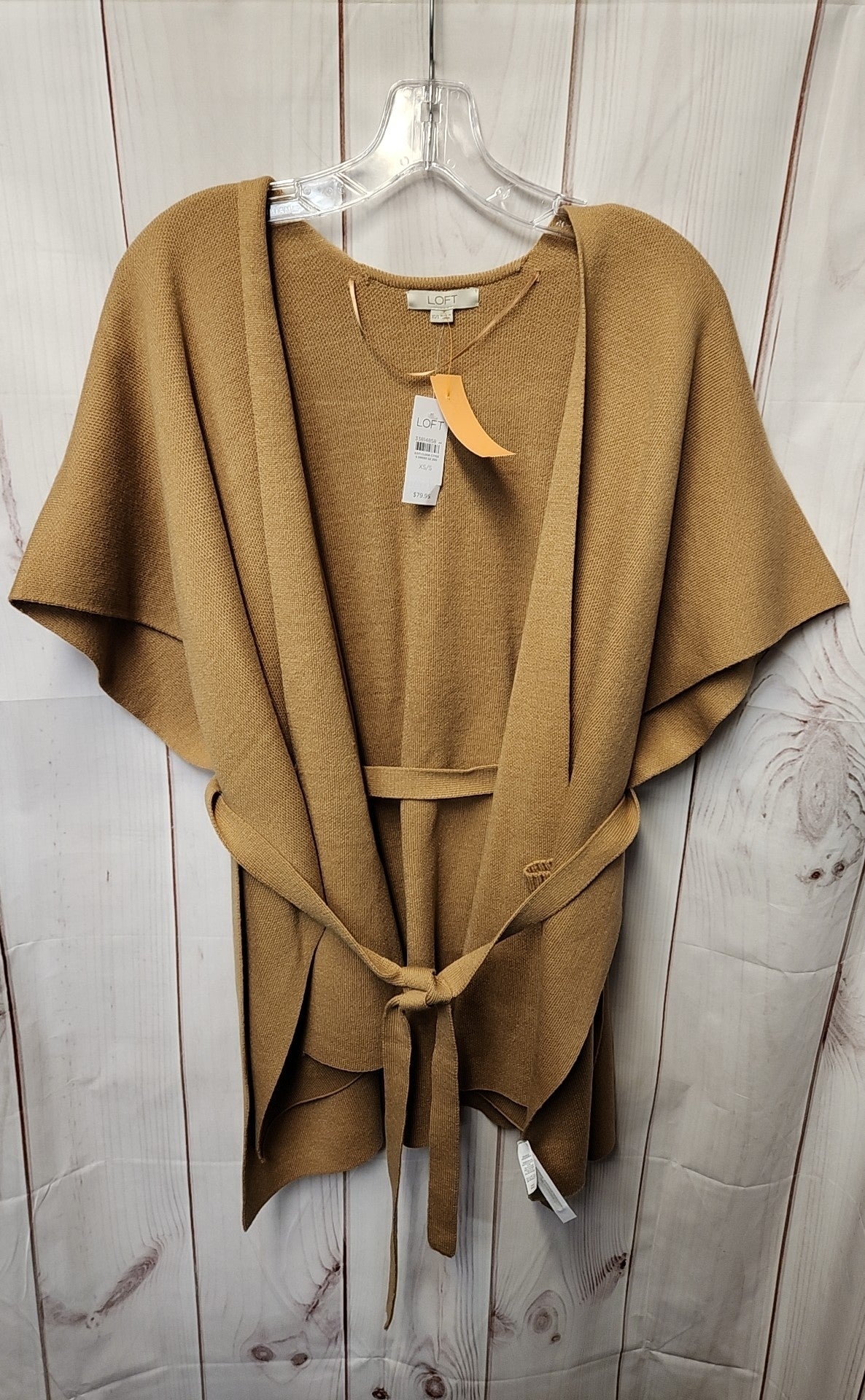 NWT Loft Women's Size XS/S Tan Cardigan