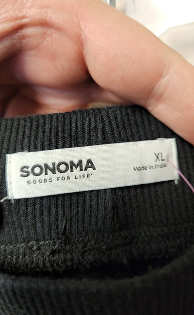 Sonoma Women's Size XL Black Capris