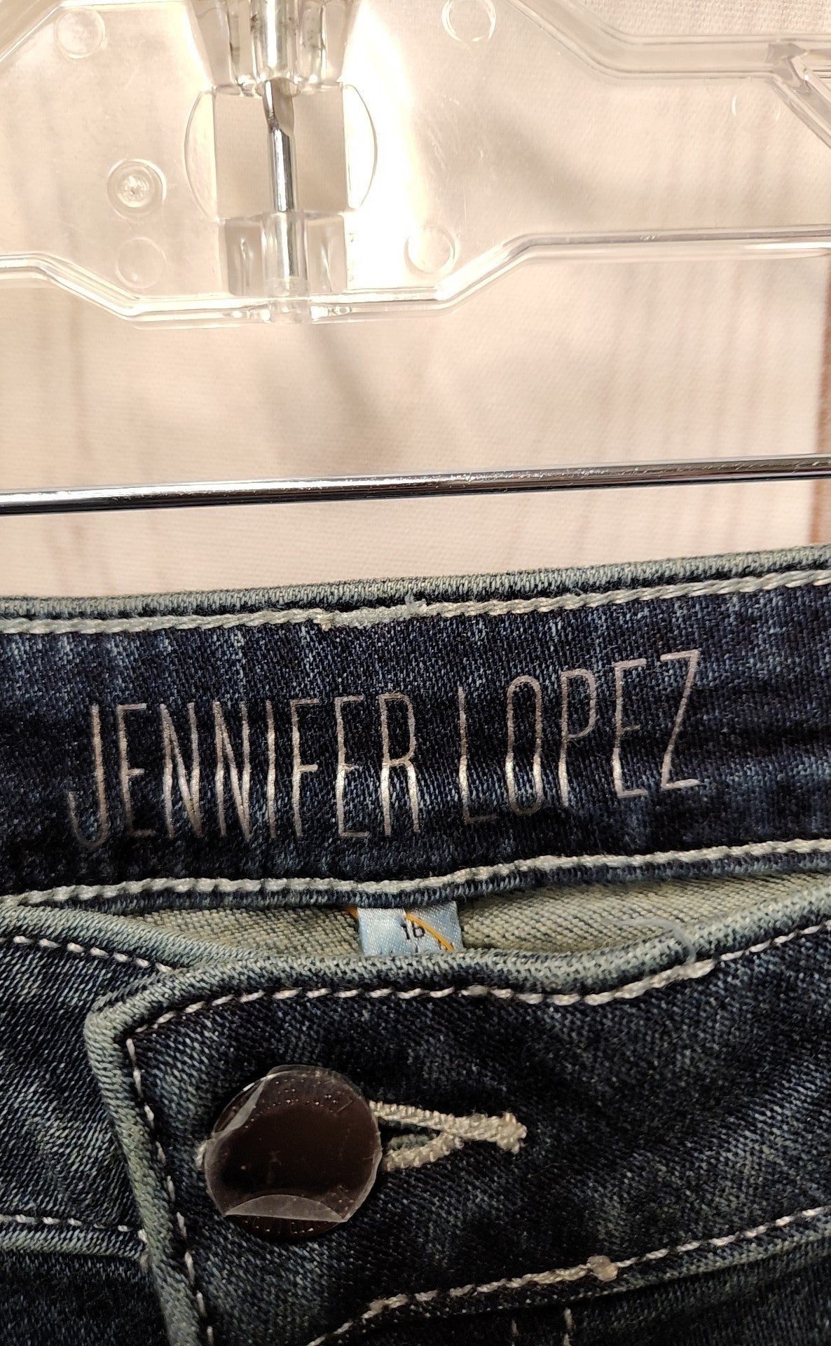 Jennifer Lopez Women's Size 33 (15-16) Blue Jeans Relaxed Skinny