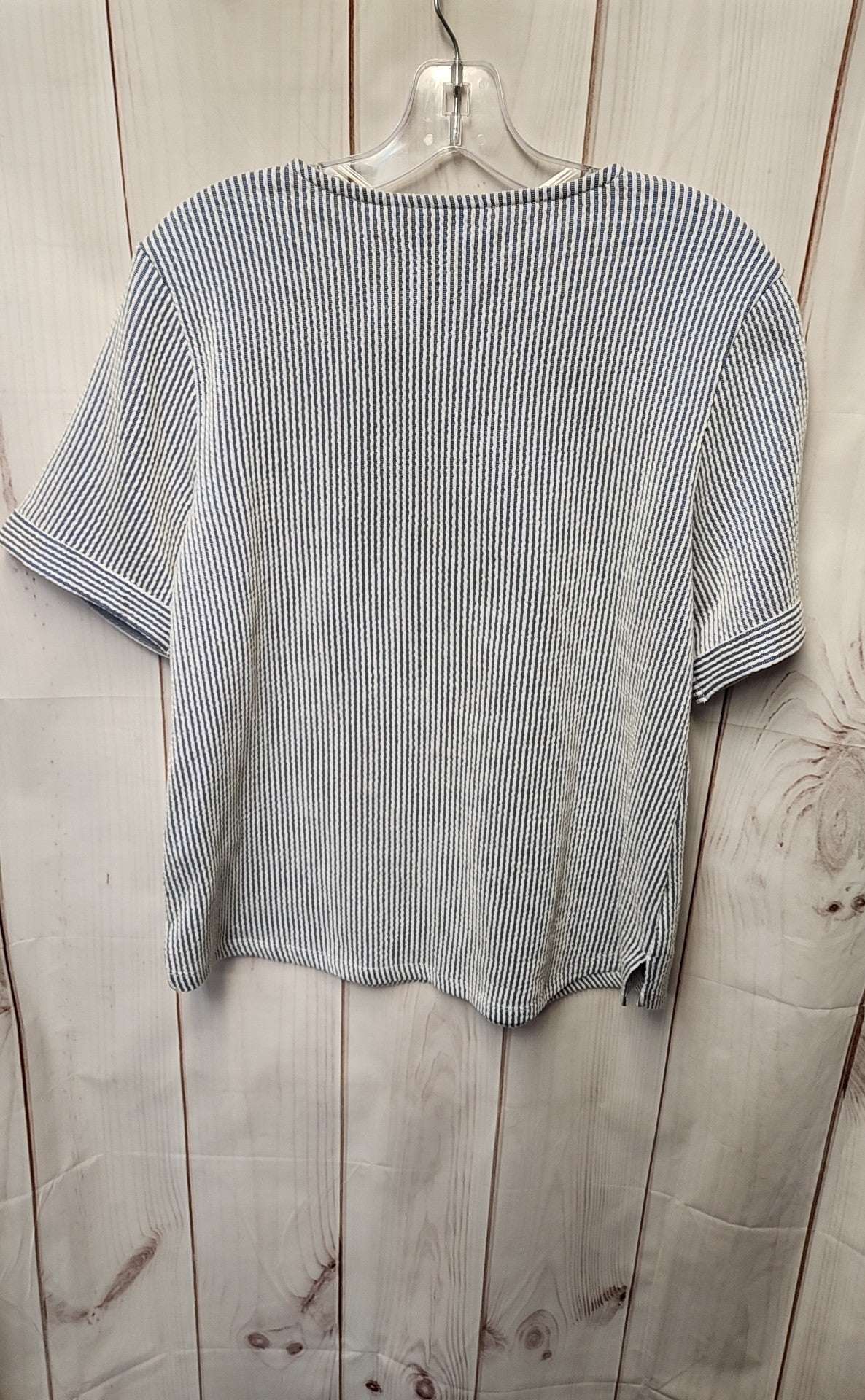 Joan Rivers Women's Size S Blue Short Sleeve Top