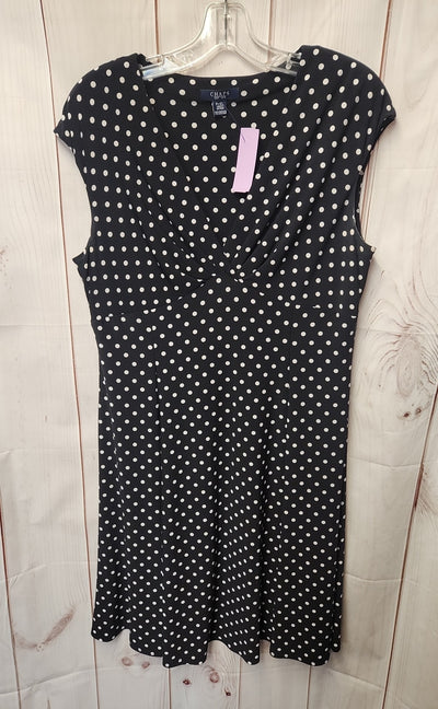 Chaps Women's Size XL Petite Black Dress