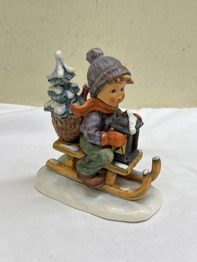 VTG 1971 Hummel #396 'Ride into Christmas' Figurine