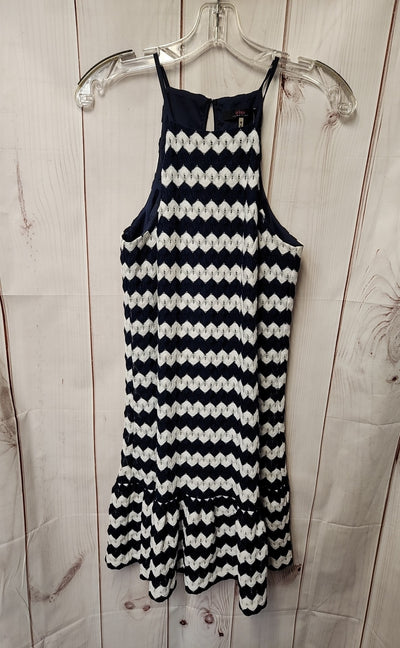 Trina Turk Women's Size S Navy & White Dress