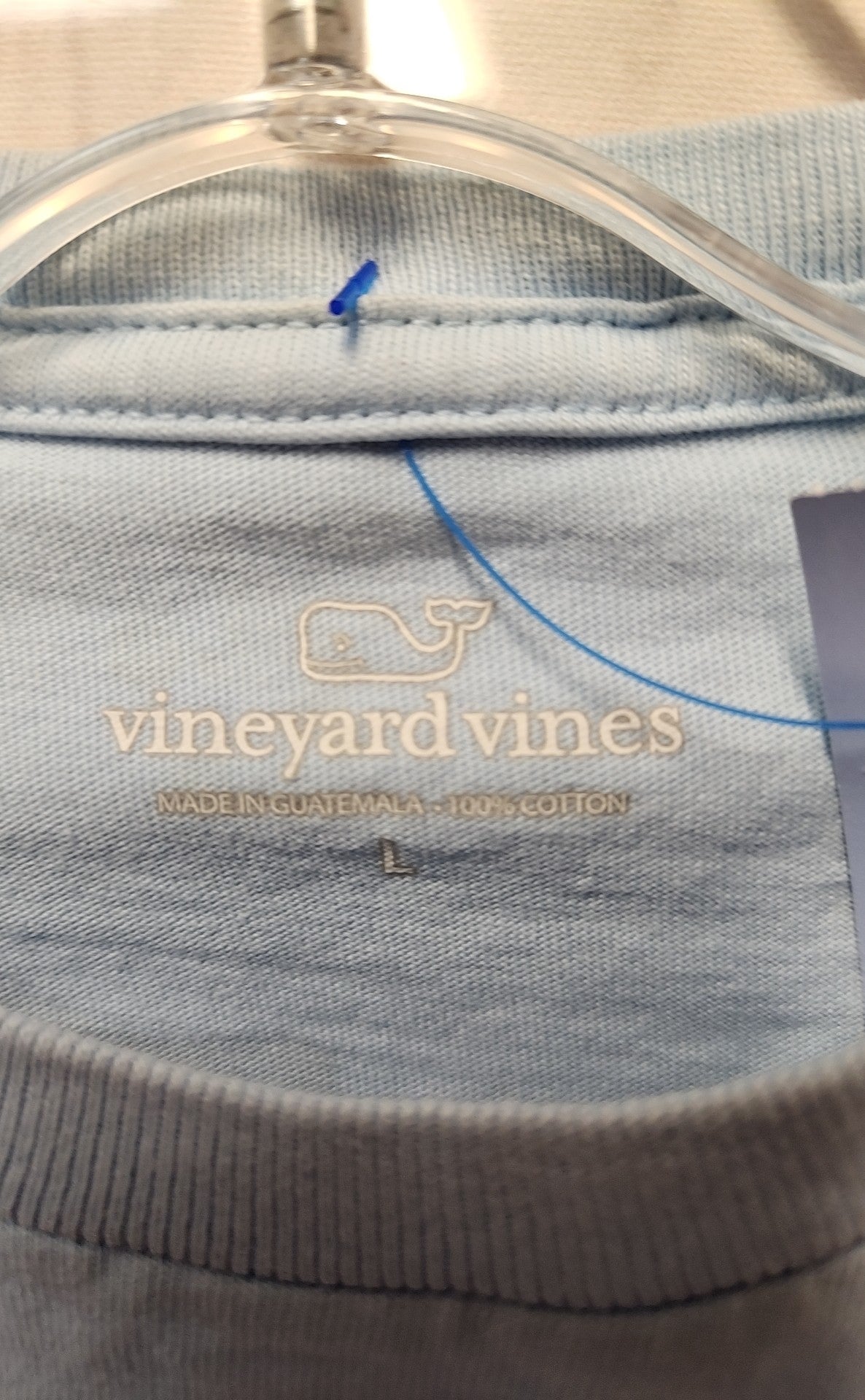 Vineyard Vines Boy's Size 16 Blue Shirt