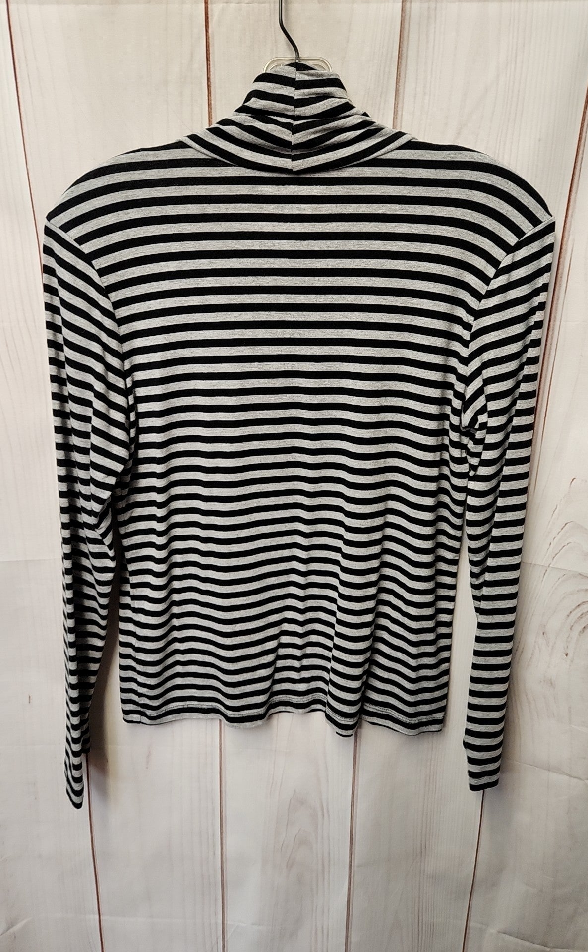 Chico's Women's Size 0 = US S Black & Gray Long Sleeve Top
