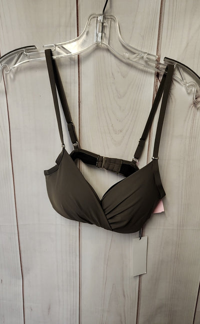 NWT Calvin Klein Women's Size XS Olive Green Swim Top