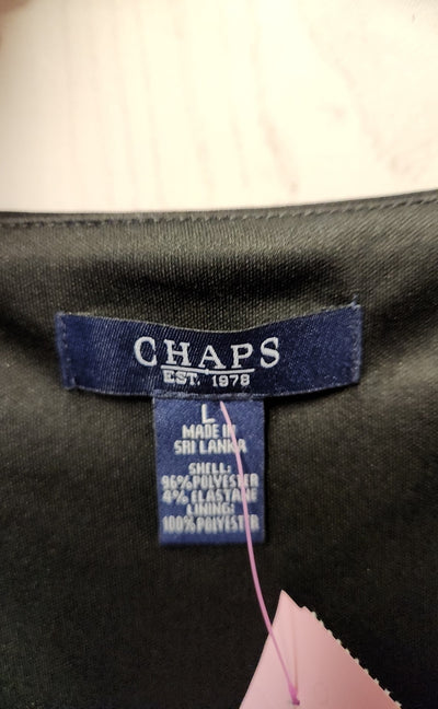 Chaps Women's Size L Black Dress