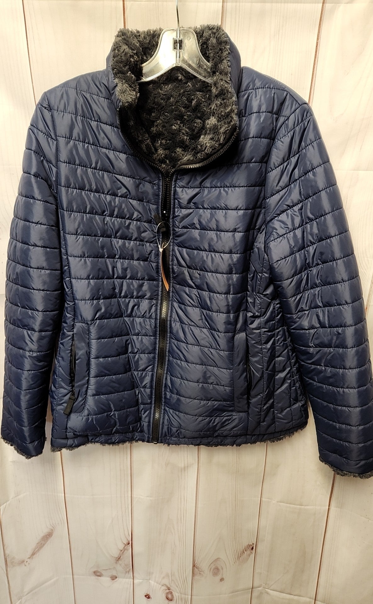 Halitech Women's Size L Navy Reversible Jacket