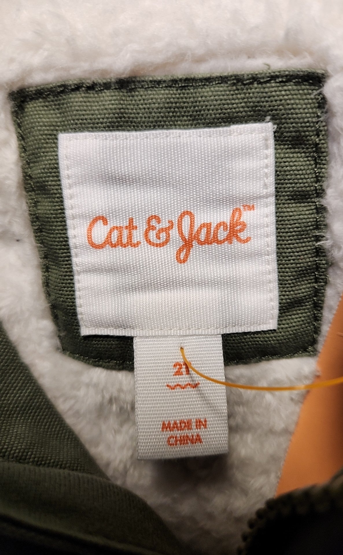 Cat & Jack Boy's Size 2 Green Jacket