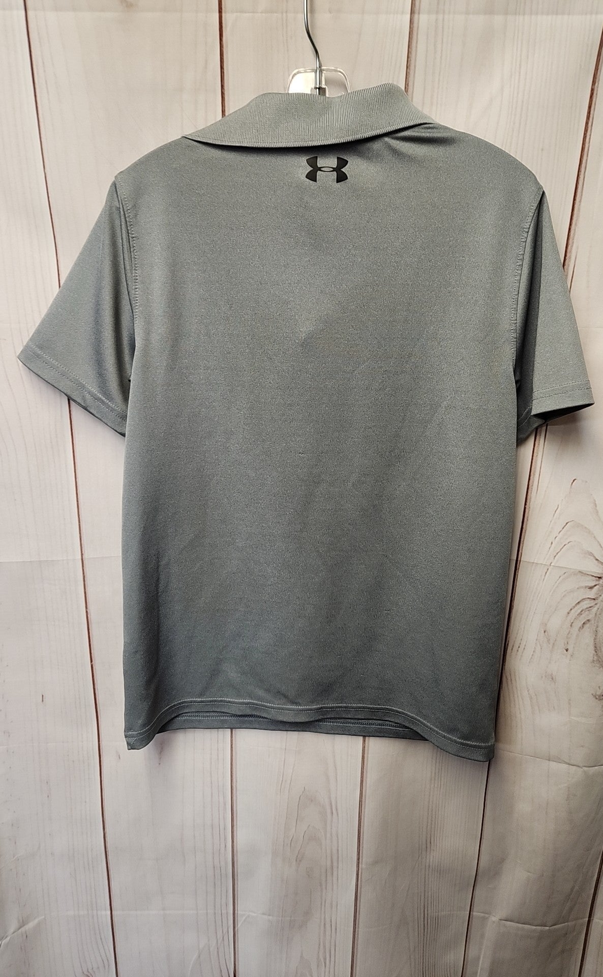 Under Armour Boy's Size 14/16 Gray Shirt