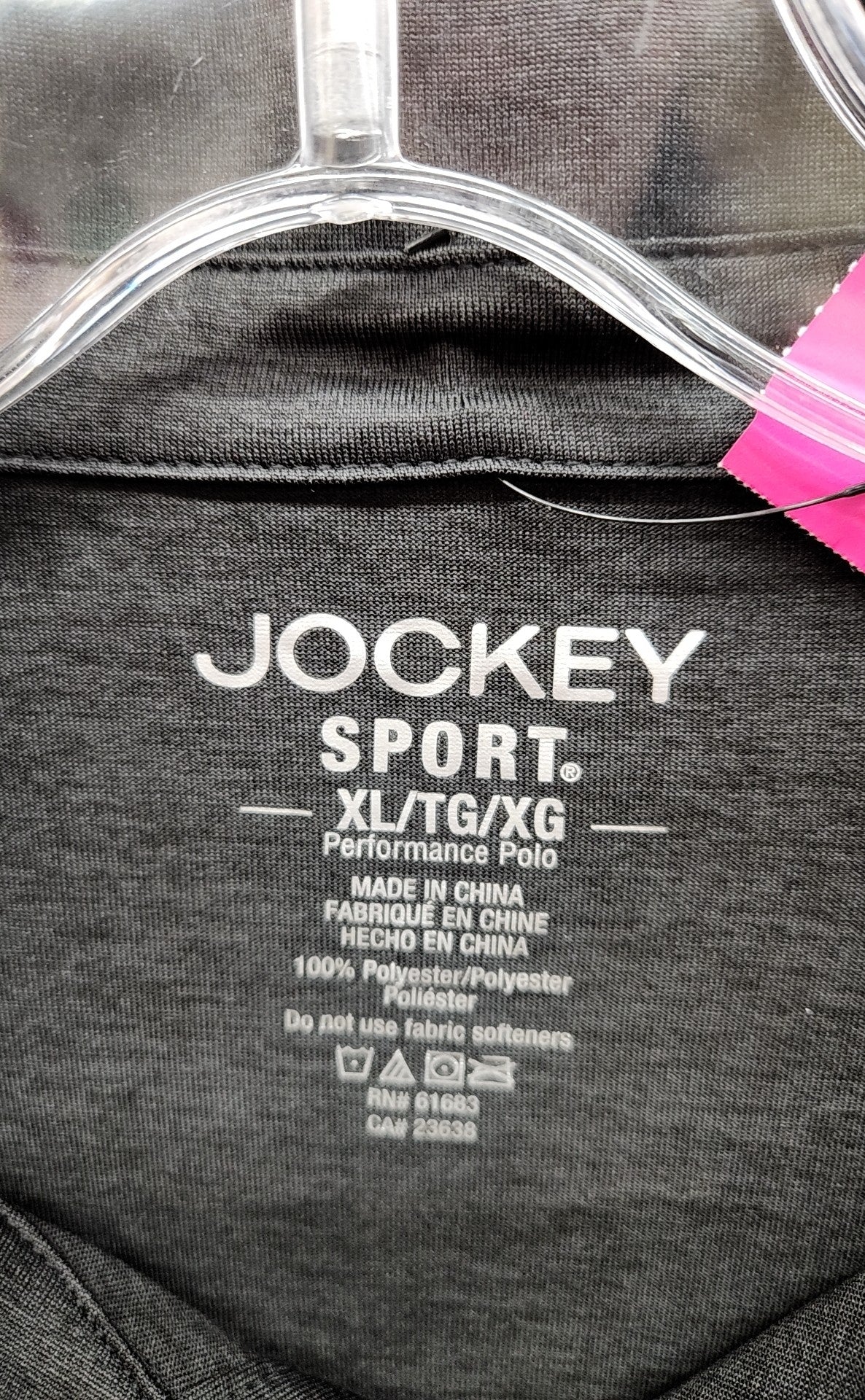 Jockey Men's Size XL Black Shirt