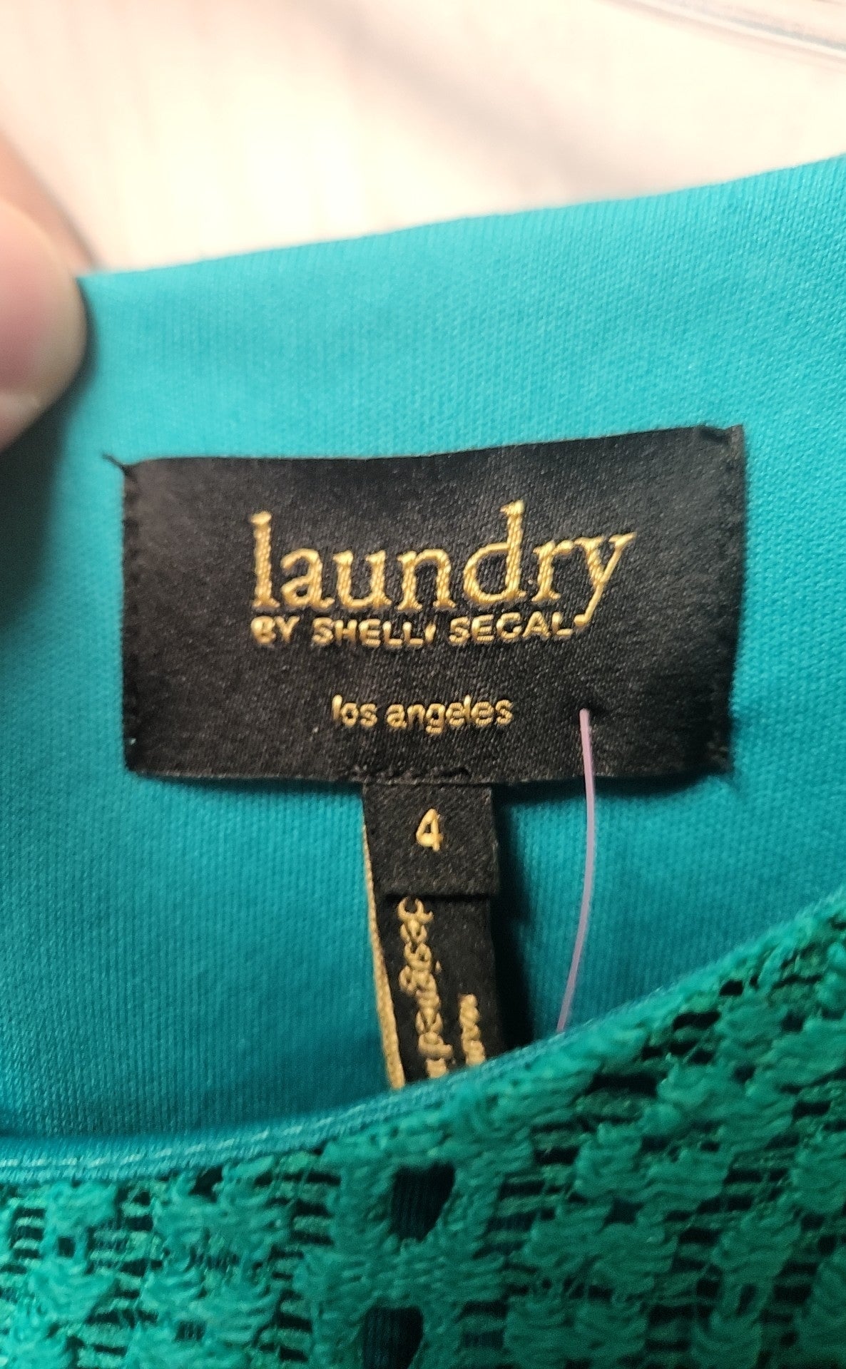 Laundry Women's Size 4 Teal Dress