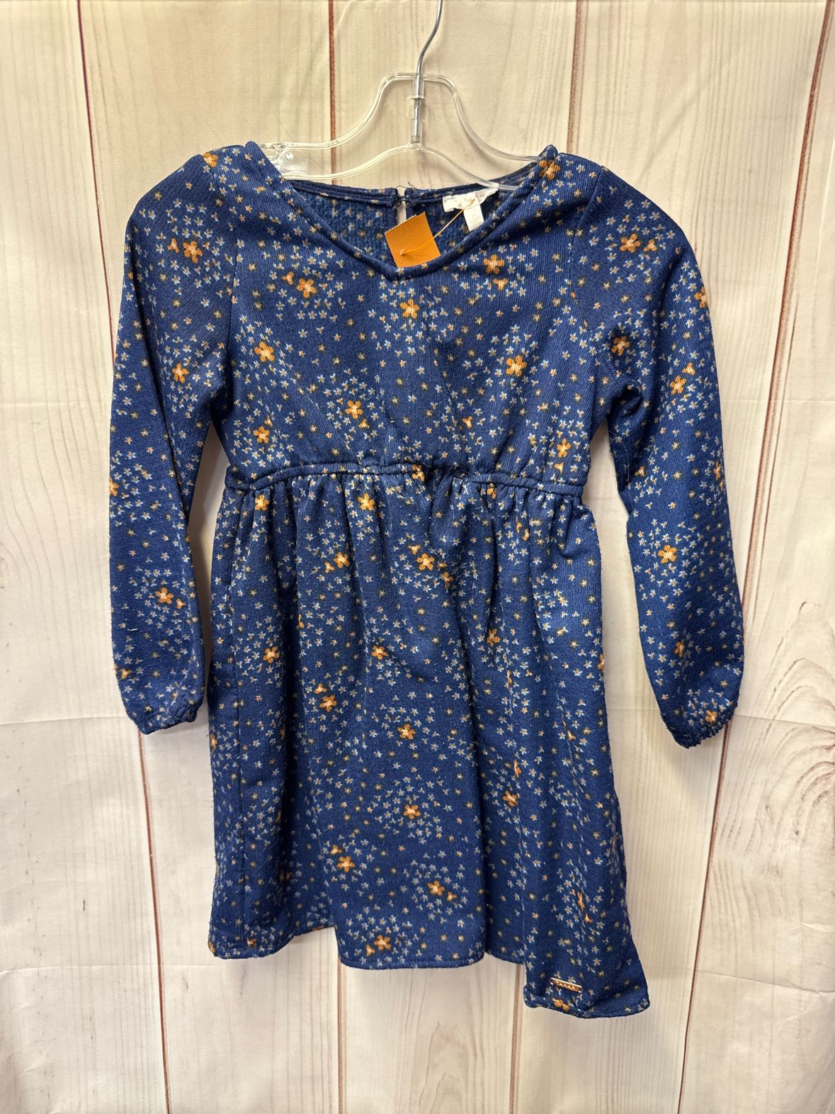 Tahari Girl's Size 5 Blue Dress
