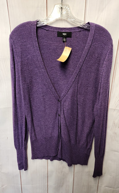 Mossimo Women's Size M Purple Cardigan