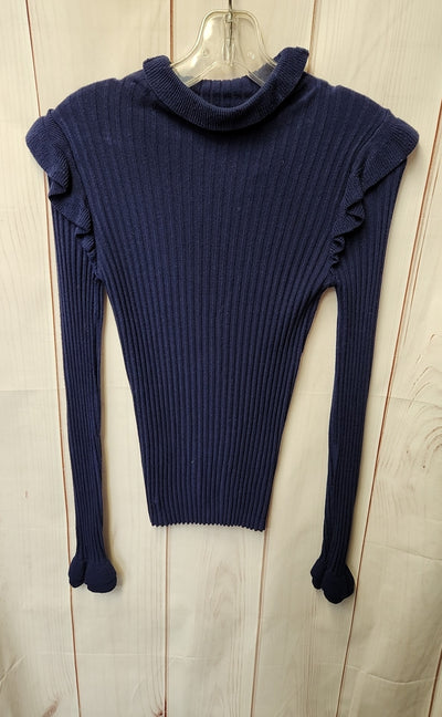 Marie Oliver Women's Size XS Navy Long Sleeve Top
