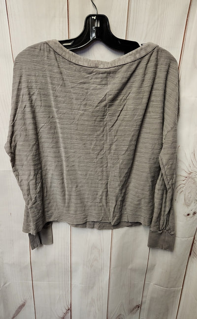 Anthropologie Women's Size M Brown Long Sleeve Top