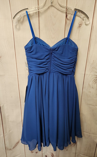 NWT City Studio Women's Size 5 Blue Dress