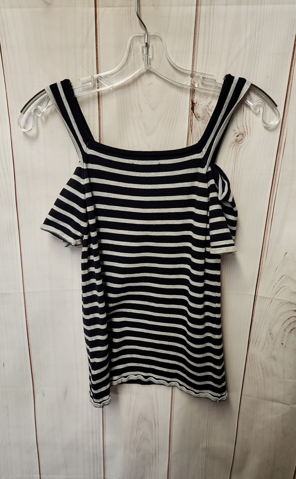 Premise Women's Size S Navy Cold Shoulder Top