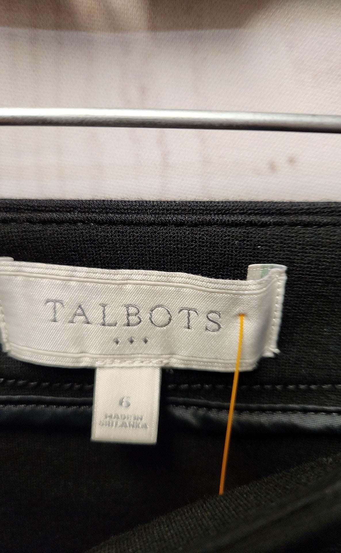 Talbots Women's Size 6 Black Skirt