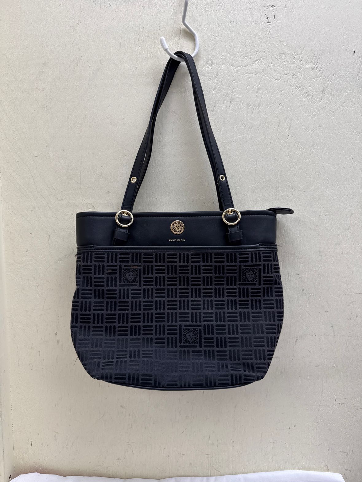 Anne Klein Black Tote Bag AS IS - marks on front