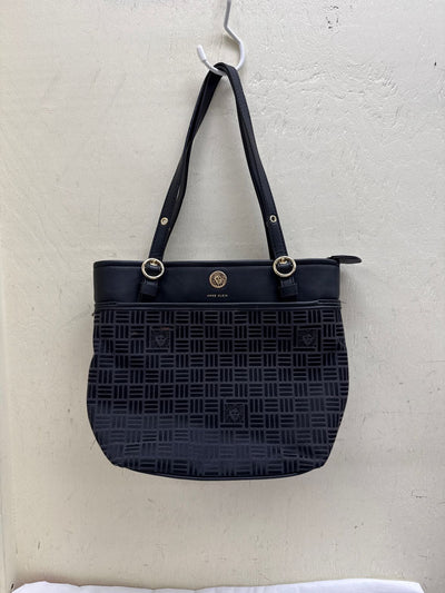 Anne Klein Black Tote Bag AS IS - marks on front