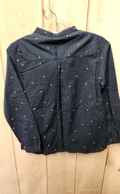 Zara Girl's Size 5/6 Navy Shirt