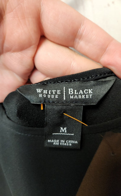 White House Black Market Women's Size M Black Dress