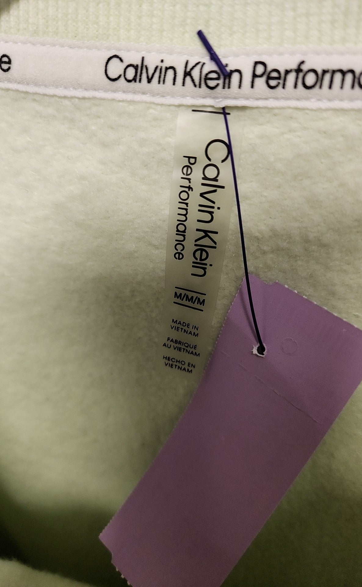 Calvin Klein Women's Size M Green Sweatshirt