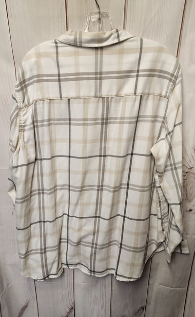 Jachs Women's Size XL White Long Sleeve Top