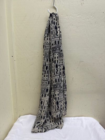 Black & White Dress Scarf