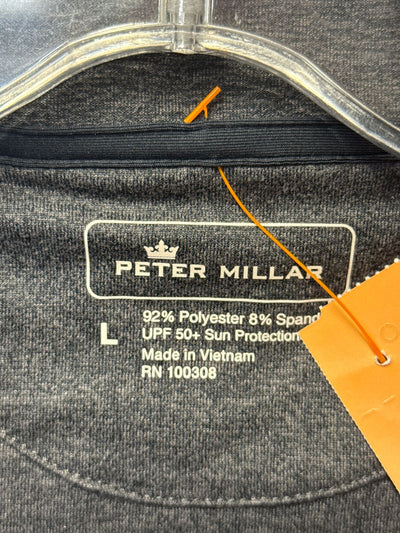 NWT Peter MIllar Women's Size L Gray Long Sleeve Top