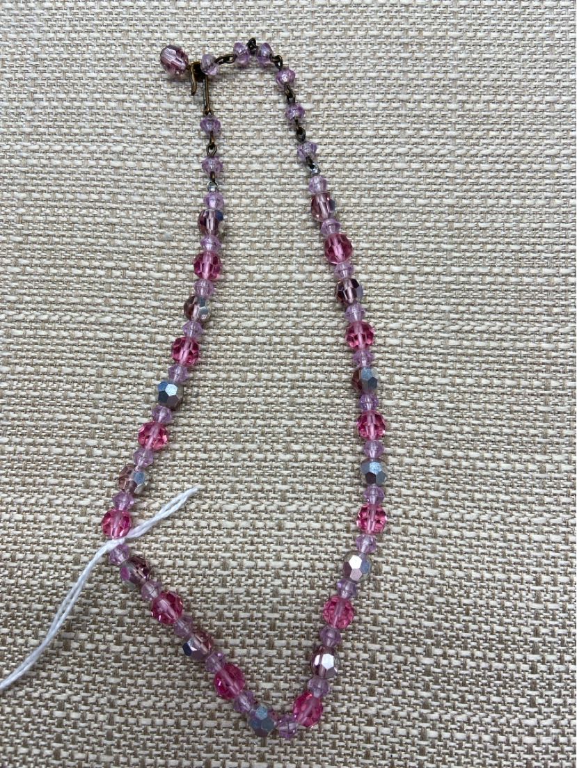 Pink Beaded Necklace