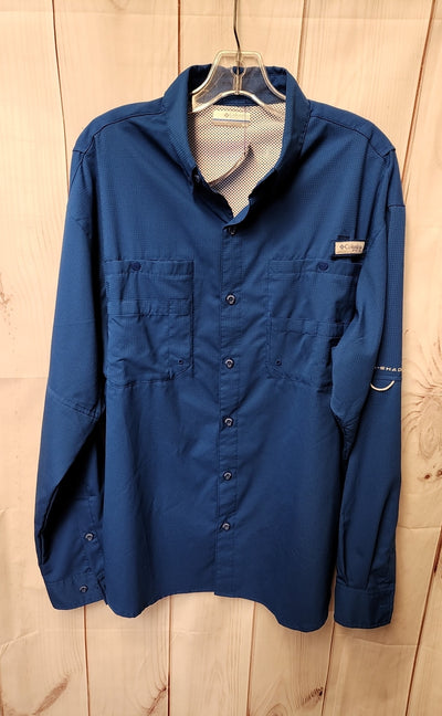 Columbia Men's Size M Blue Shirt