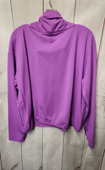 Talbots Women's Size XL Purple Long Sleeve Top