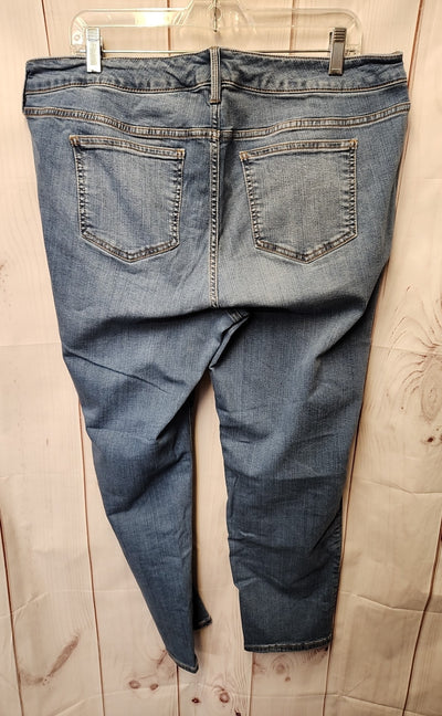 Torrid Women's Size 33 (15-16) Blue Jeans Perfect Boyfriend Ankle