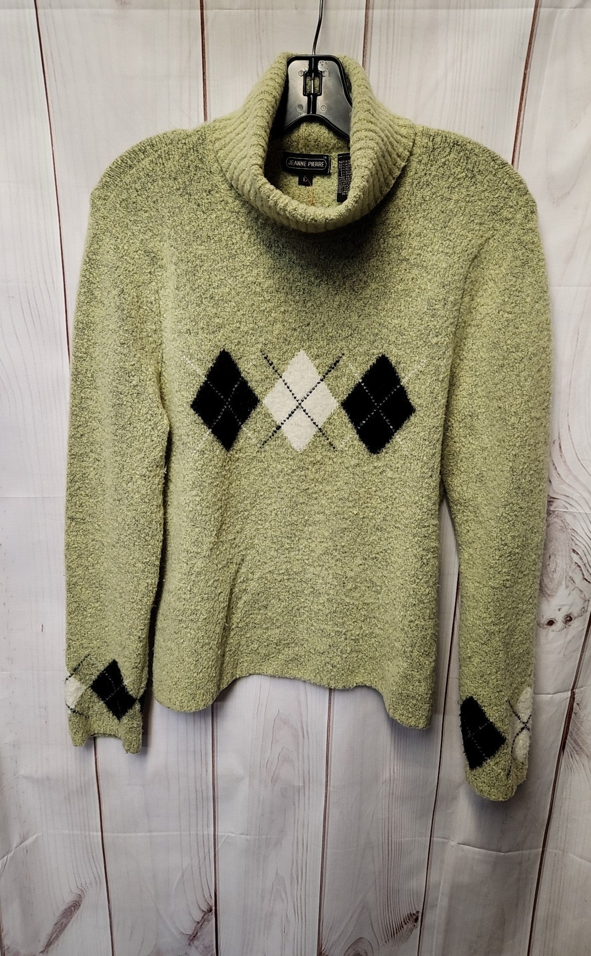 Jeanne Pierre Women's Size L Green Sweater