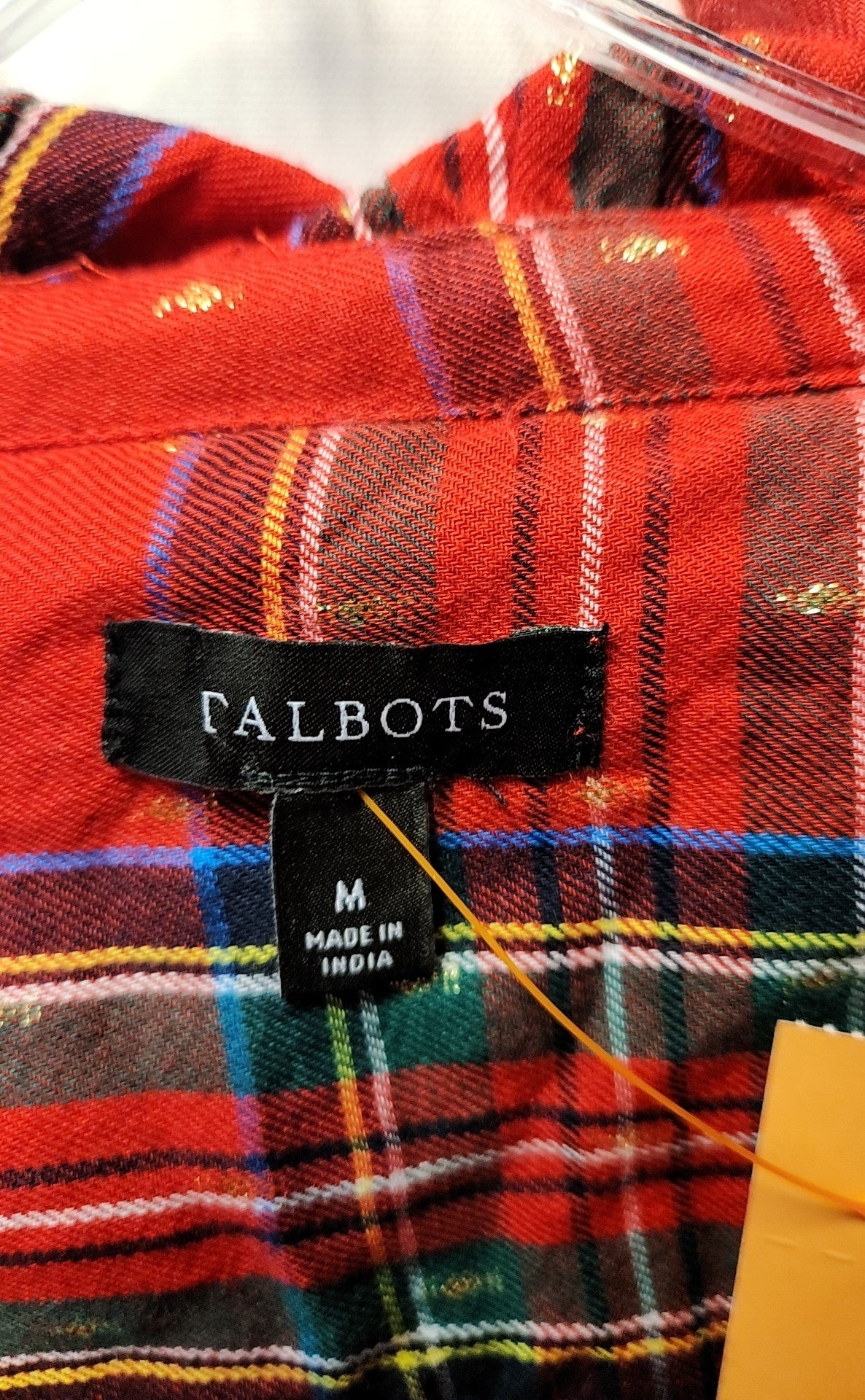 Talbots Women's Size M Red Long Sleeve Top