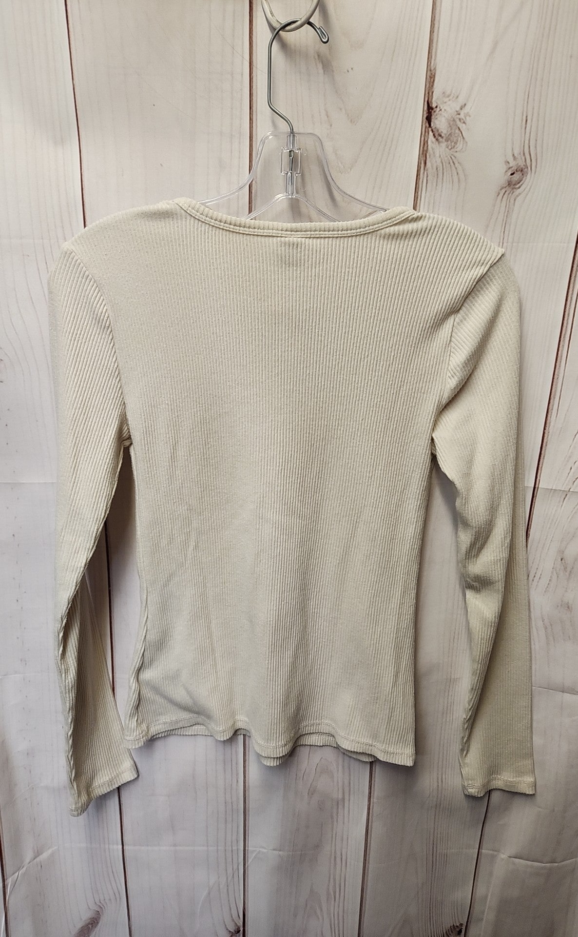 Old Navy Women's Size M White Long Sleeve Top