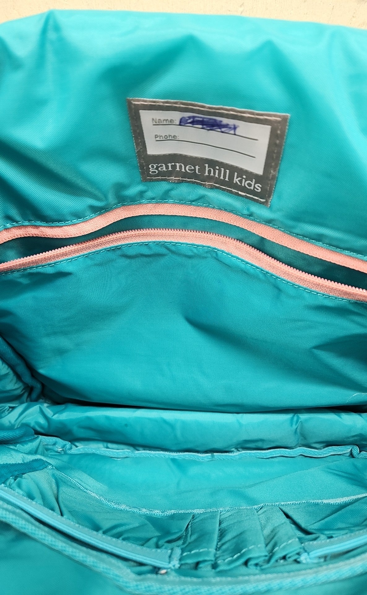 Garnet Hill Blue Laptop Case/Satchel Bag