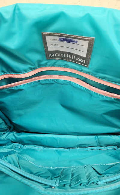 Garnet Hill Blue Laptop Case/Satchel Bag