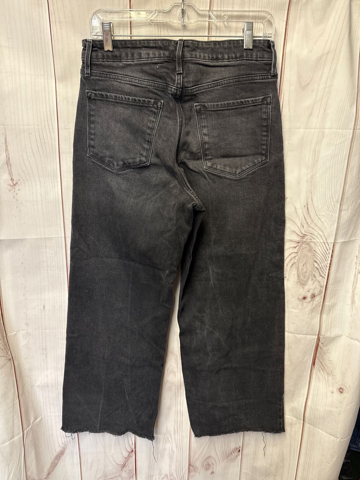 Old Navy Women's Size 28 (5-6) Black Jeans Extra High rise Wide Leg
