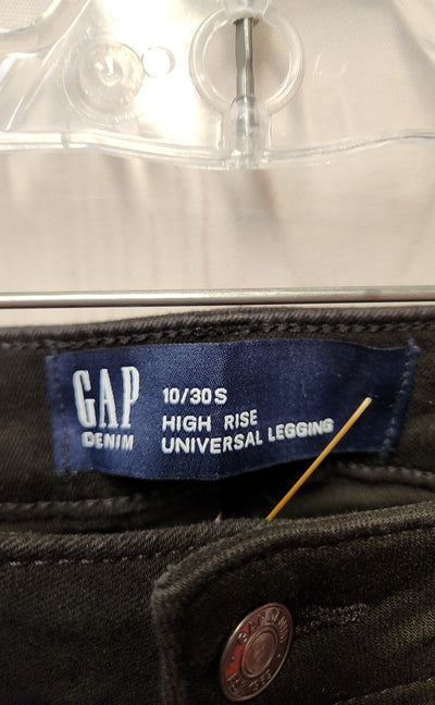 Gap Women's Size 30 (9-10) Black Jeans High Rise Universal Legging