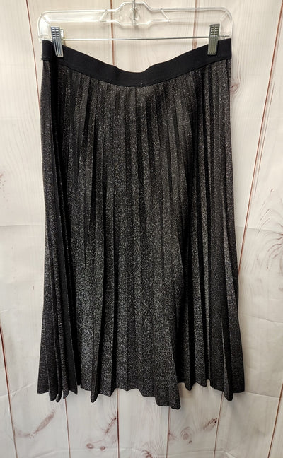 Jaclyn Smith Women's Size XL Black & Silver Skirt