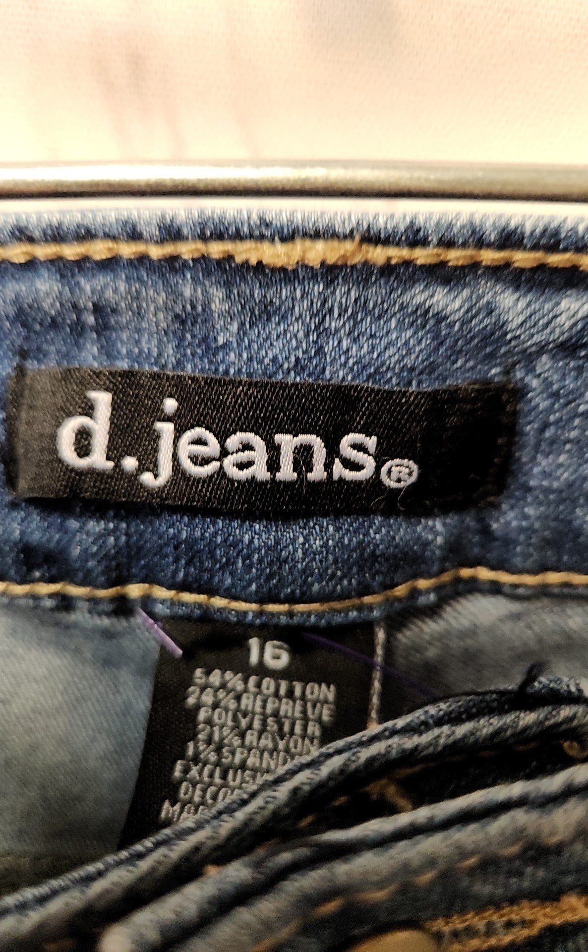 D Jeans Women's Size 33 (15-16) Blue Jeans