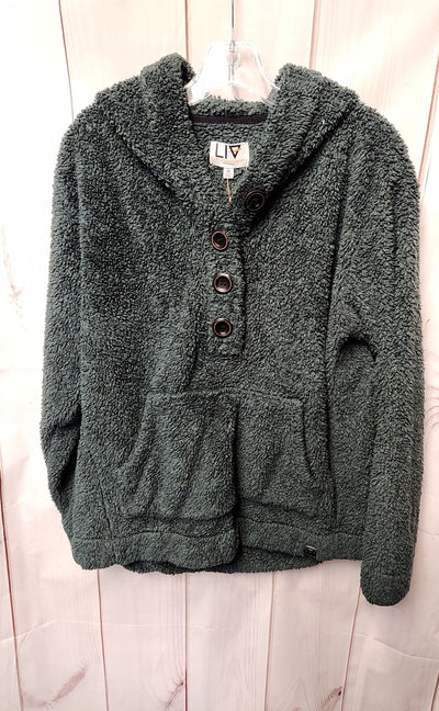 Liv Women's Size M Green Sweatshirt