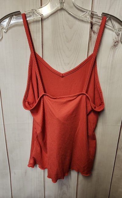 NWT Brit & Bri Women's Size L Red Sleeveless Top