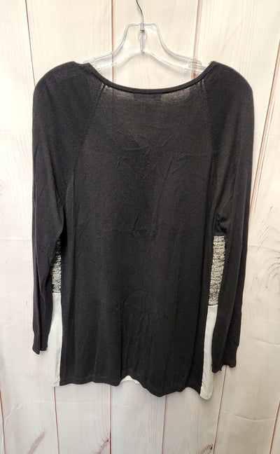 Calvin Klein Women's Size L Black & White Sweater