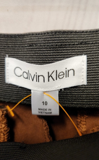 Calvin Klein Women's Size 10 Brown Pants