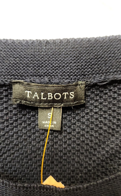 Talbots Women's Size S Navy & Pink Sweater