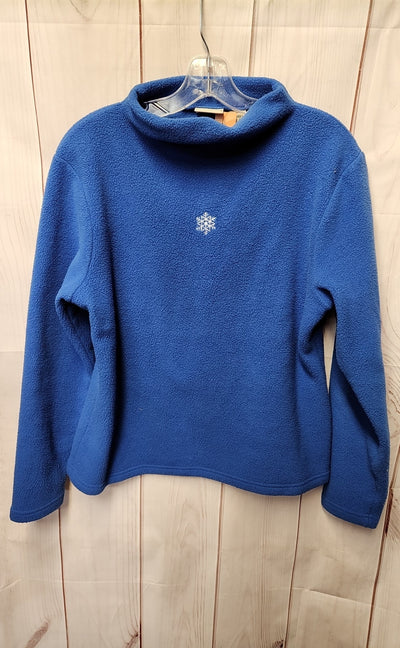 LL Bean Women's Size M Blue Sweatshirt
